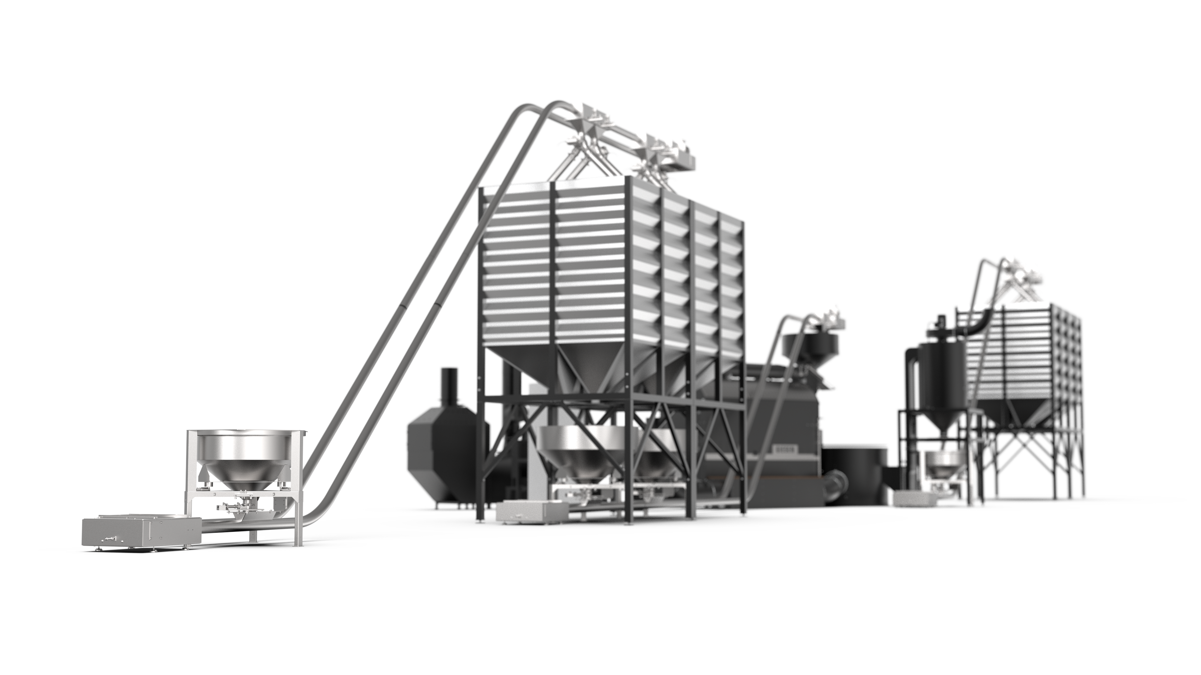 Render square silos.169